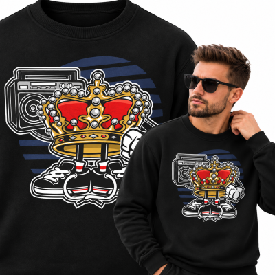 BLUZA ANIMOWANA STREET KING